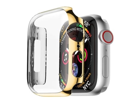 Carcasa de Reloj SLOWMOOSE Rígida Ultrafina para Apple iWatch (Dorado - Série 456 Se 40Mm)