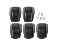 2026velora-5pcs Luces Led Para Cabina De Barco Yate Luces De Marcador Ámbar Claro Ip67 Impermeable Techo