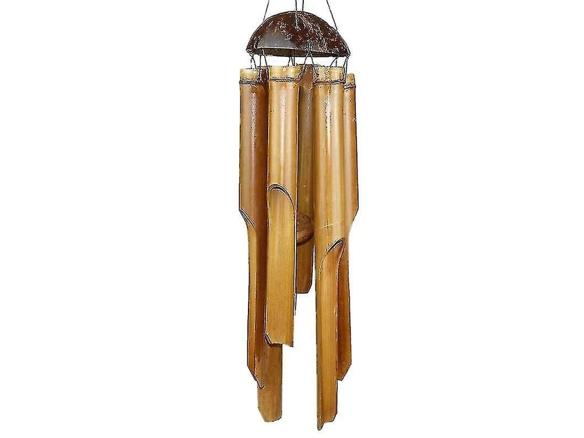 Campanillas De Viento Decorativas De Bambú Con Sonido Suave Para Jardín Y Balcón.