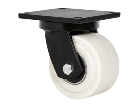Rueda giratora placa (ancha) 10hlb125a-nfb nylon fundido eje bolas ALEX