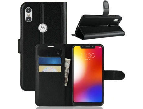 Carcasa Motorola P30 Play Multi4you Libro Cartera Negro