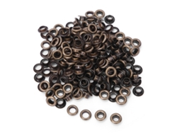 Kit De 100 Ojales De Latón De 4 Mm Para Bolsos, Ropa Y Accesorios - Bronce