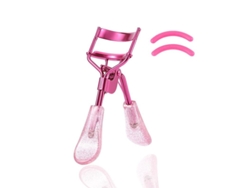 Crema Para Pestañas Con 2 Almohadillas De Silicona Recargables Y Mango Con Purpurina (rosa)