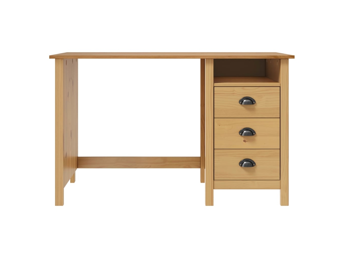 Escritorio | Mesa | Escritorio Hill con 3 cajones 120x50x74 cm Pino macizo