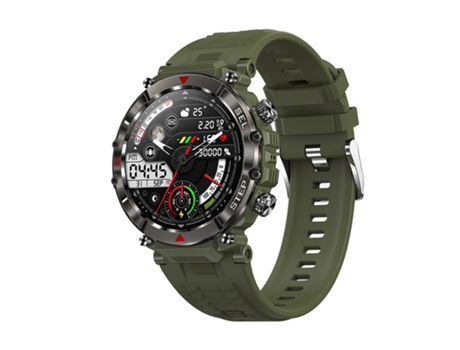 Smartwatch, pantalla grande HD de 1,39 pulgadas, resistente al agua IP67, verde CHRONUS
