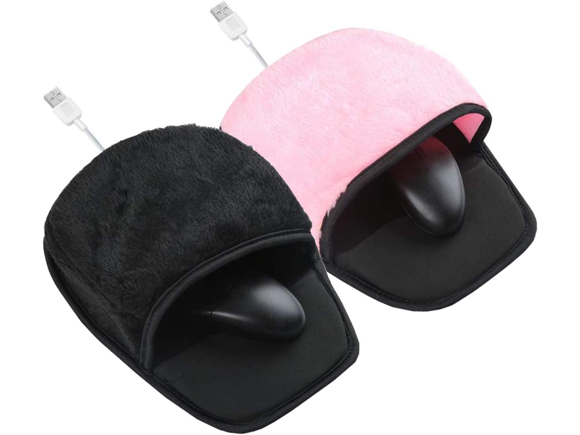 2 Pcs Alfombras De Calentamiento Usb Mouse Pad Calentado Para Casa/escuela/escritorio