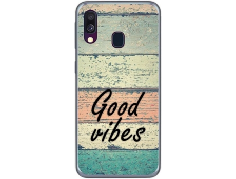 Carcasa Samsung Galaxy A40 TUMUNDOSMARTPHONE Madera 01 Multicolor