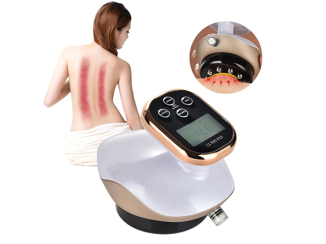 Calentador Recargable Con Ventosa De Presión Negativa Para Catación De Calor En Casa, Fisioterapia Húmeda, Masaje Meridiano.