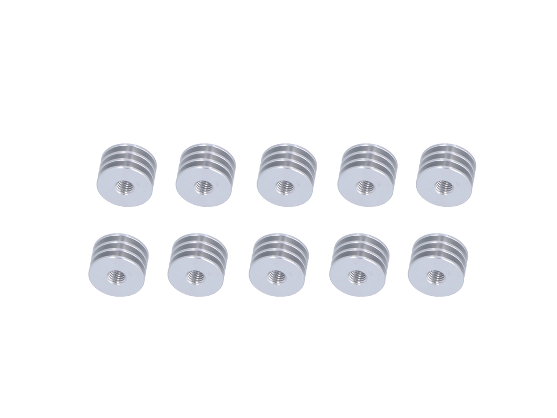 10 Piezas Kit De Accesorios De Radiador De Extruder De Aleación De Aluminio Mini Para Impresora 3d Con Tubo De Calor