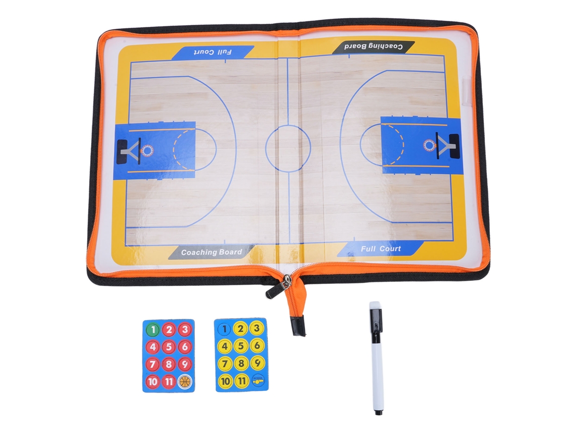 2026-tablero De Entrenamiento De Baloncesto Plegable Con Cierre Zipper Y Clipboard Magnético Para Partido Y Entrenamiento