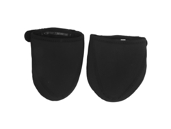 Cubre Zapatos Para Ciclismo Semicubierta Impermeable Antideslizante Resistente Al Viento, Accesorio De Ciclismo Negro (l/xl Para 39-45)