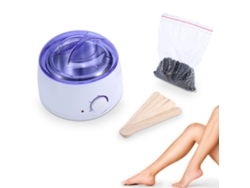 Calentador De Cera Depilatoria Spa Con Taza Y 5 Espátulas Chocolate Paraffin Wax Warmer Heater