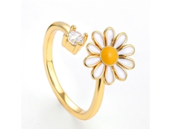 2026-anillos Antiestrés Giratorios Para Mujeres Acero Inoxidable Dorado Sol Estrella Ojo Malo Girasol Ijz Gold2