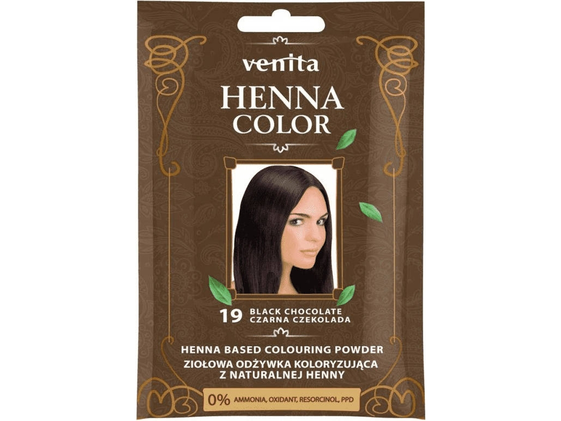 Acondicionador VENITA Henna Color Herbal Coloring 19 Black (30g)