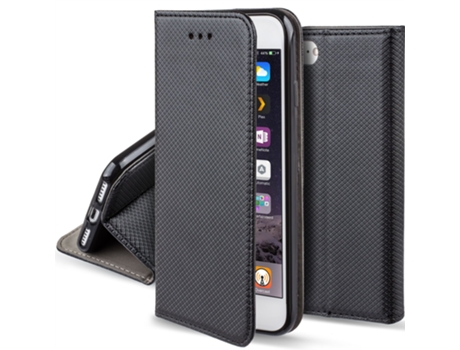 Funda Inteligente para iPhone 6/6 s MOOZY Cartón Negro