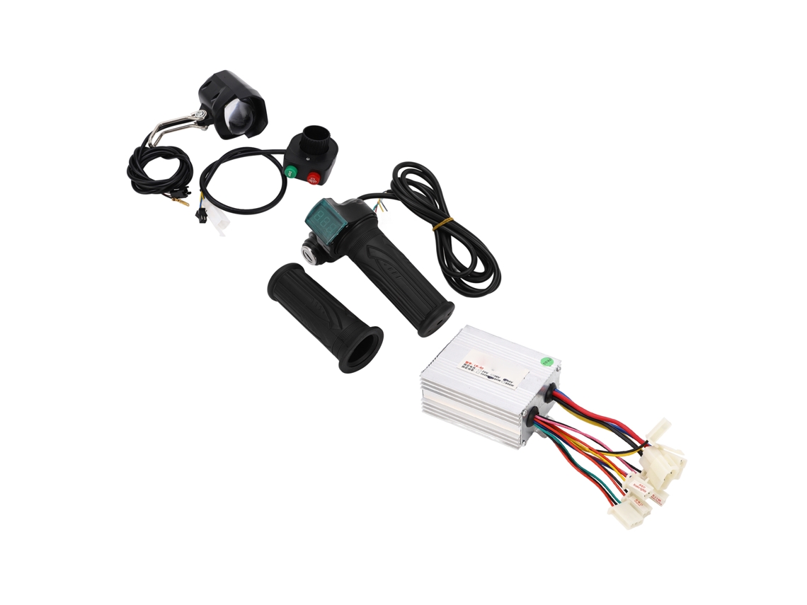 2026-kit De Controlador De Acelerador Para Bicicleta Eléctrica 48v 500w Con Manillar Y Farol Estable