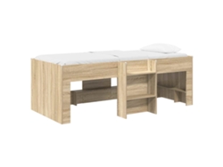 Maison Exclusive - Marco De Cama Alta Para Niños 2 Pcs Sonoma Madera De Ingeniería