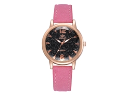 Relógio De Pulso Feminino Lvpai De Aço Inoxidável Com Dial Preto Redondo