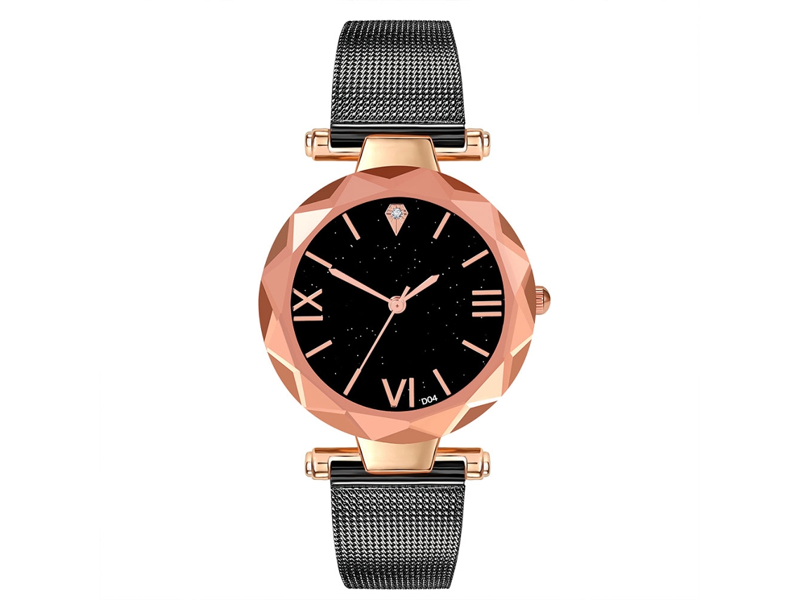 Reloj De Pulsera Zhoulianfa Para Mujer Con Correa De Pu, Estampado De Hojas, Esfera Redonda Y Movimiento De Cuarzo (rojo).