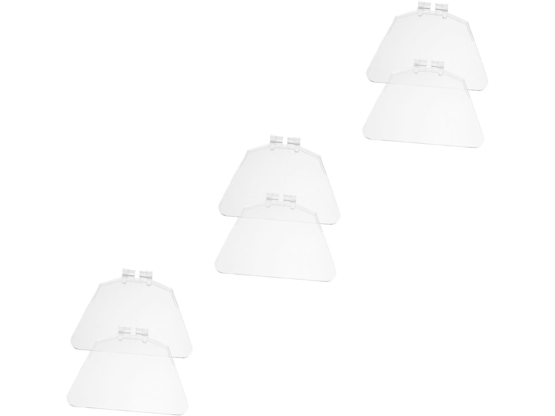 Juego de 3 protectores de plástico transparente para molinillo