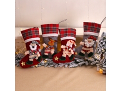 Calcetín Navideño Creativo, Nuevo Estilo, Bolsa De Regalo, Decoración Para El Árbol De Navidad, Adorno Para Fiestas