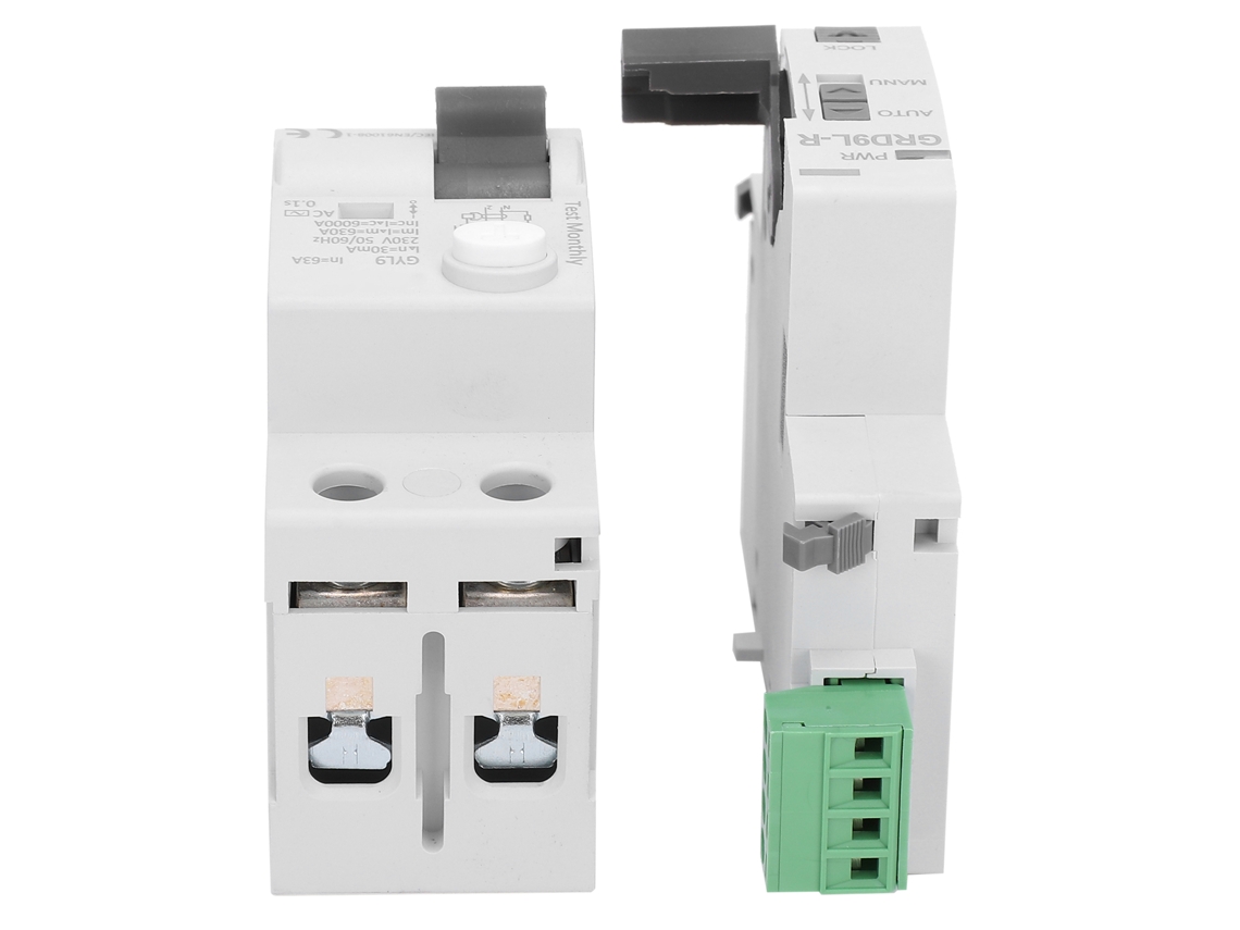 Protector De Voltaje Dispositivo De Protección Contra Sobrecargas Módulo Electrónico 2p 63a Grd9l R Gyl9