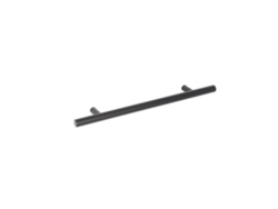Tirador Para Mueble De Acero Inoxidable Distancia Entre Ejes De 160mm Acabado En Barniz Negro Mate Lote De 25