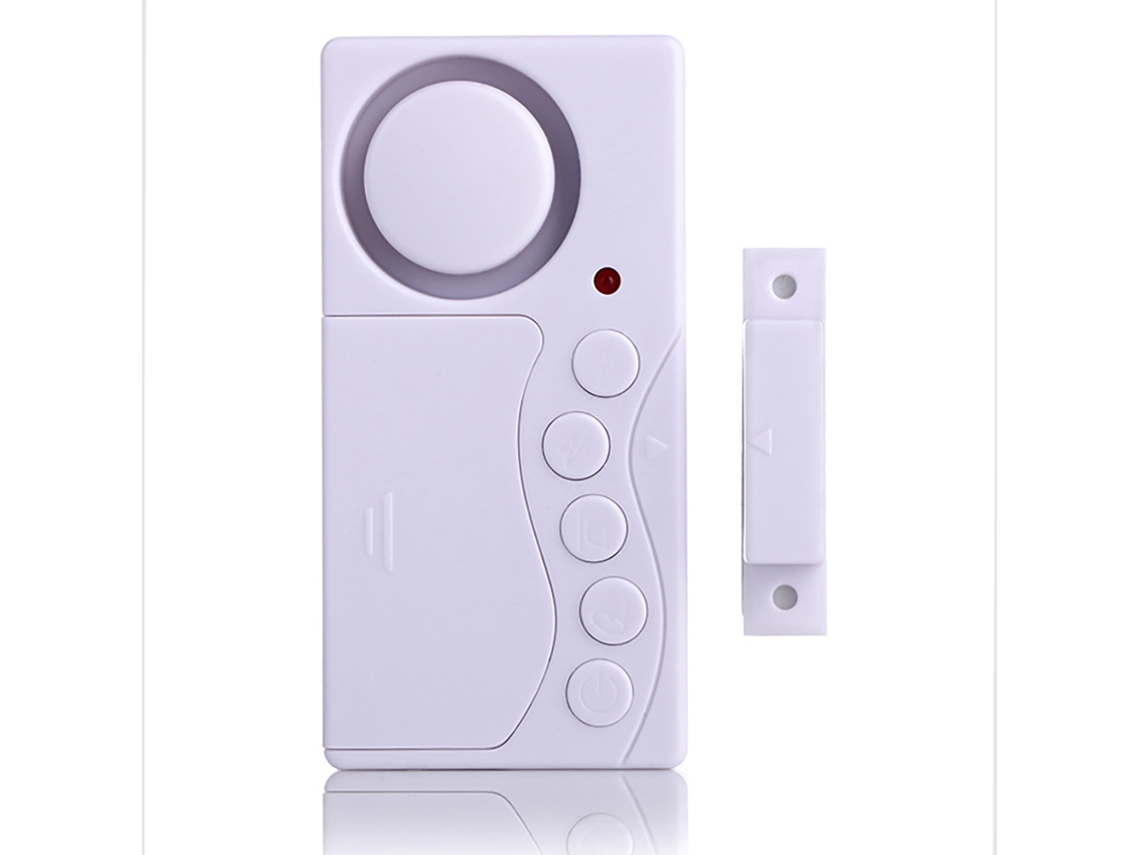 Sensor de alarma de seguridad multifuncional 4 en 1 para puertas y ventanas.