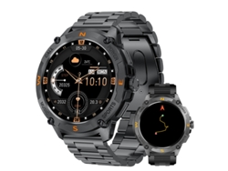 Reloj Inteligente Qw76 Con Gps, Pantalla Amoled De 1,43 Pulgadas, Bluetooth, Llamadas, Datos Meteorológicos (negro)