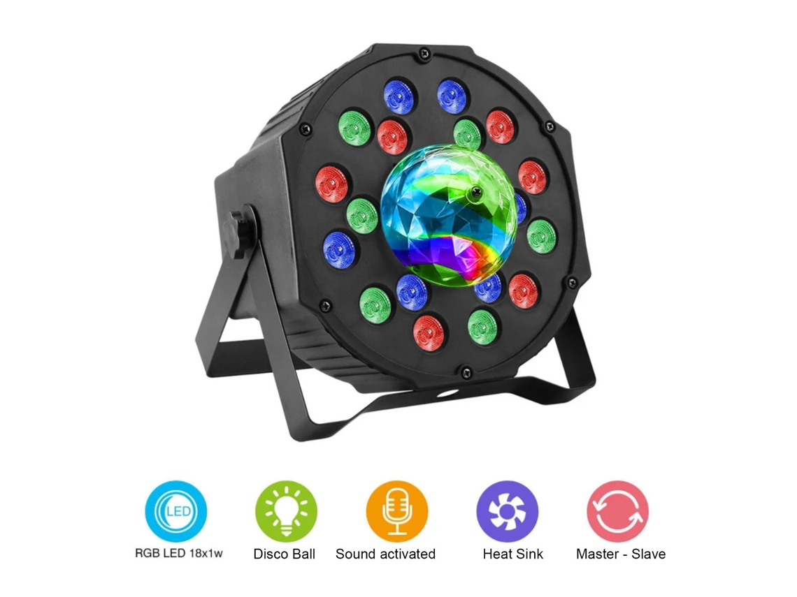 2026-luz De Escenario Proyección Grande 18 Bolas Mágicas Con Modos Dmx512 Para Ktv Bar Fiesta Navidad