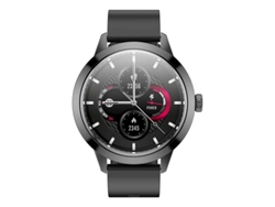 Reloj inteligente con pantalla AMOLED de 1.43", ranura para tarjetas, recordatorios de llamadas y mensajes con asistente de voz IA para Android e iOS Bestvite (negro)