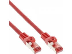 Cable de Red INLINE (RJ45 - 1 m - Rojo)