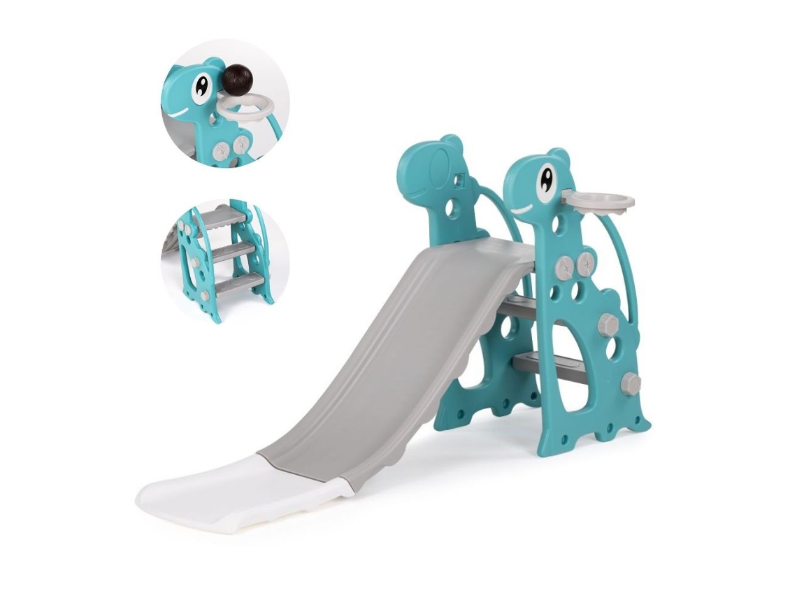 Tobogán infantil Dino Green 116 cm Chipolino
