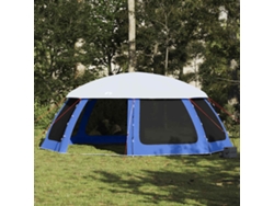 Carpa Para Piscina Con Desmontables Y Paredes Azul 690x690 Cm