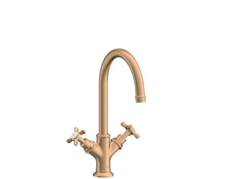Mezclador de lavabo de 2 mandos 210 juego de desag&uumle automático HANSGROHE 230 x 230 x 470