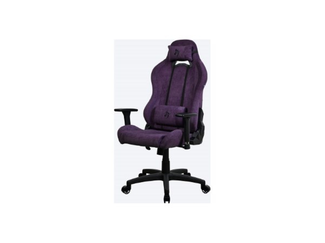 Silla para juegos Arozzi Toretta de tela suave morada