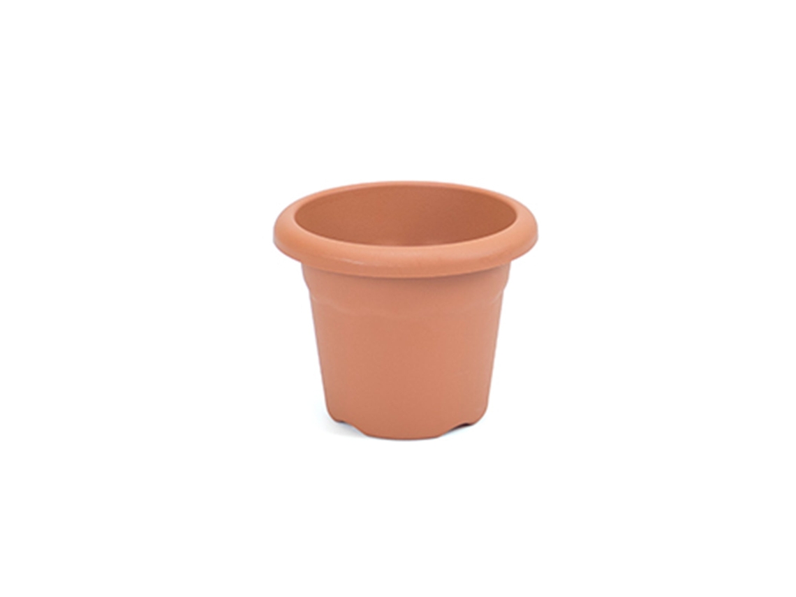 PLASTIKEN TERRA - Maceta Redonda Medida 12 cm 05L Terracota