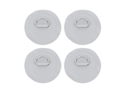 2026rebe-parche Anillo D Redondo Ligero De Pvc Para Barco Hinchable Tabla De Surf Paddleboard 4pcs Gris