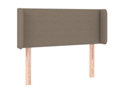 Maison Exclusive - Cabecero De Tela Gris Taupe 93x16x78/88 Cm