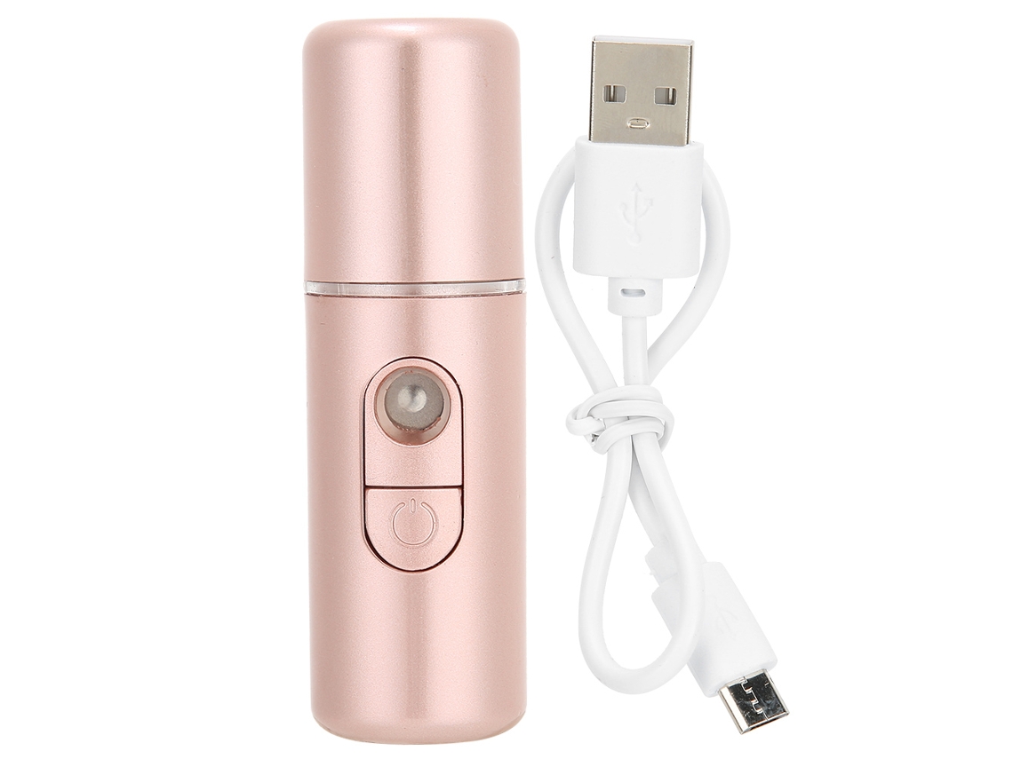 Spray Nano Humidificador Facial Portátil Usb Hidratación Profunda Herramienta De Belleza Piel (oro Rosa)