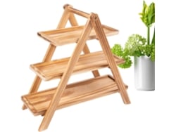 Para Servir Doces De Madeira, Suporte Para Cupcakes Madera | Suporte Para Poste