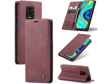 Carcasa Xiaomi Redmi Note 9 Pro Livro Caseme Elite Morado