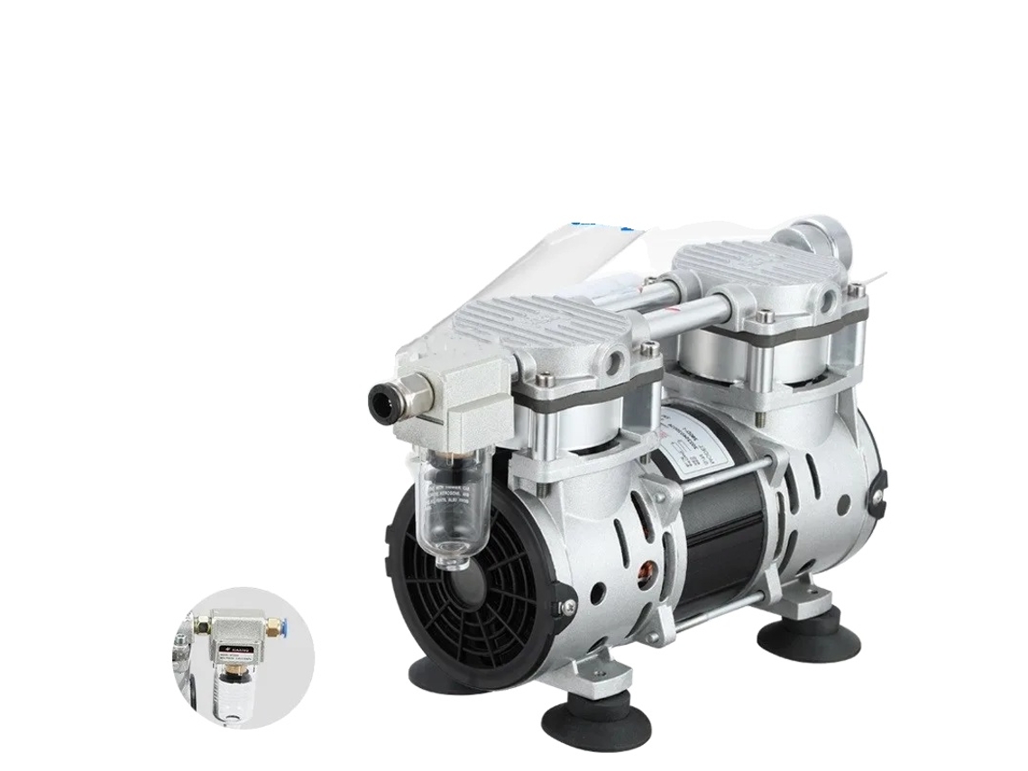 Bomba de vacío sin aceite, extracción de aire de 65 l/min, vacío máximo de 98 kPa, 900 h, 65 l, 98 kPa, OEM UE