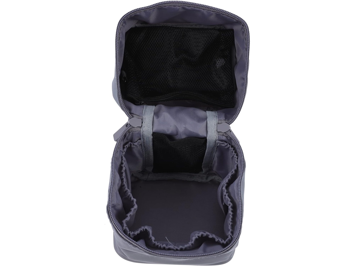 Neceser Multiusos De Viaje Negro De Gran Capacidad - Neceser Portátil Para Maquillaje - Soporte