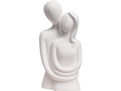 Estatua De Una Pareja En Arena Natural Y Cerámica Para Decorar Estantes Y Mesitas De Noche.