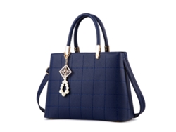 Bolso De Mano Y Bandolera Versátil Para Mujer, Color Azul Marino Pu, Ideal Para El Trabajo, Las Compras Y Los Viajes.