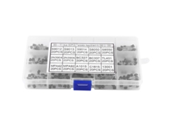 Veloriskku-300 Peças Transistores De Silício To-92 15 Valores Kit De Assortimento Com Caixa De Armazenamento