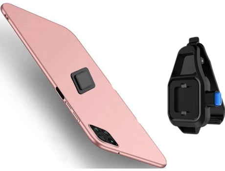 Funda Oppo Reno4 Z 5G Turtleshell Rígida con Soporte de Cintura Rosa