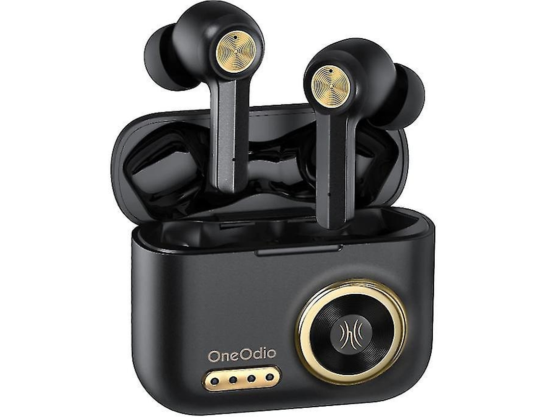Auriculares Ture Wireless Drivers Big Bass Playtime Cvc Call Usb-c Yizhood Negro