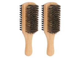 Vlrla-2 Unidades Double Sided Barba Brush Para Acabamento Styling